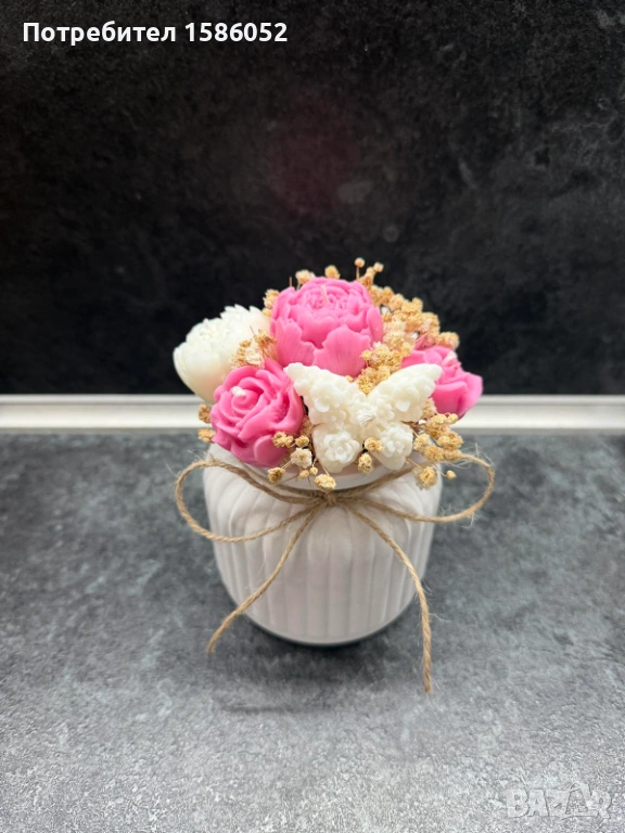 Букет ароматни соеви свещи , снимка 1