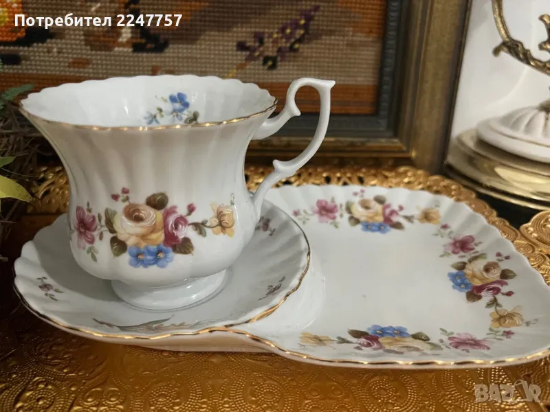 Троен сет порцелан , снимка 1