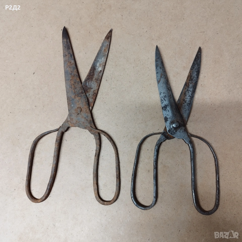 стари ковани ножици, снимка 1