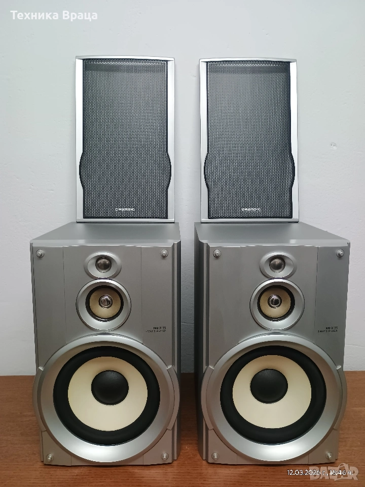 Трилентови страхотно звучащи тонколони Grundig MB-X 35. Изпращам видео. , снимка 1