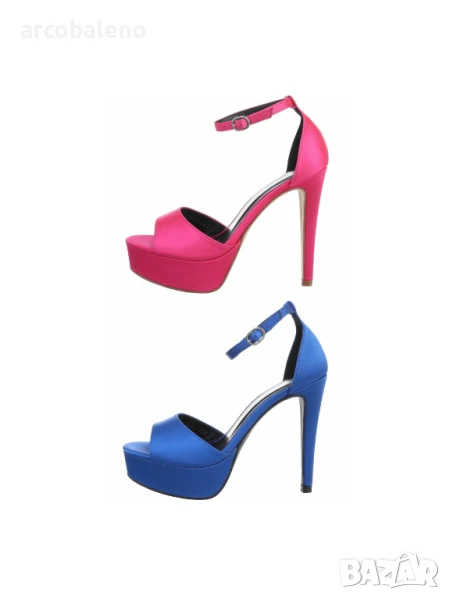 Дамски сандали на висок ток, 2цвята, снимка 1