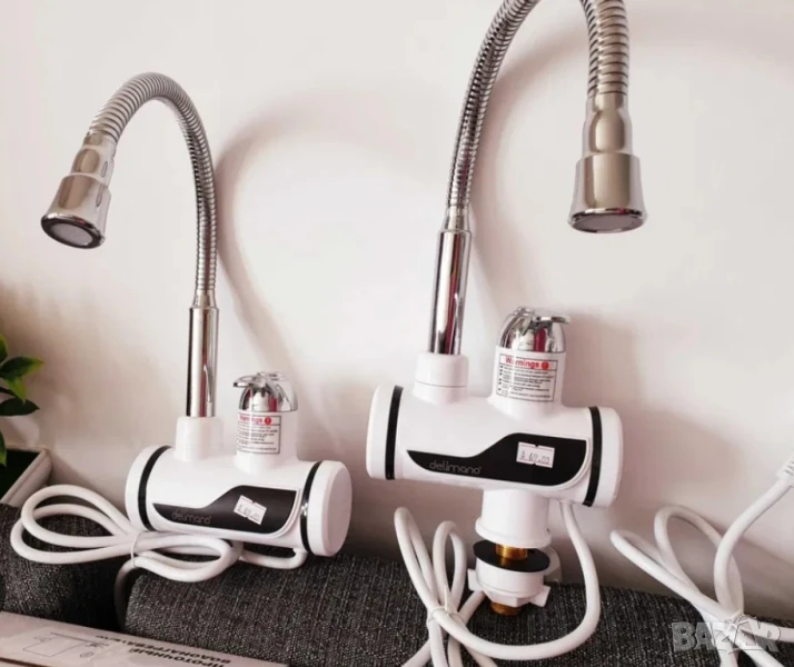 Смесител за вода с нагревател за мигновено загряване, снимка 1