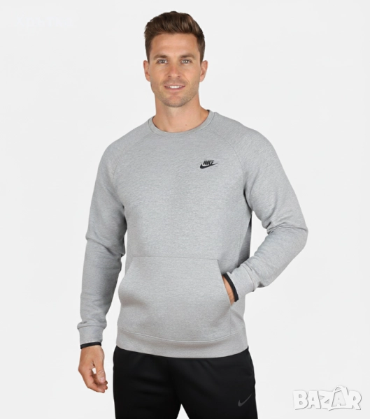 Nike Tech Fleece Crew - Оригинална мъжка блуза размер XL, снимка 1