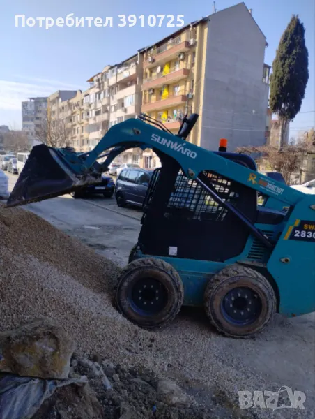 Услуги с бобкат и мини багер , снимка 1