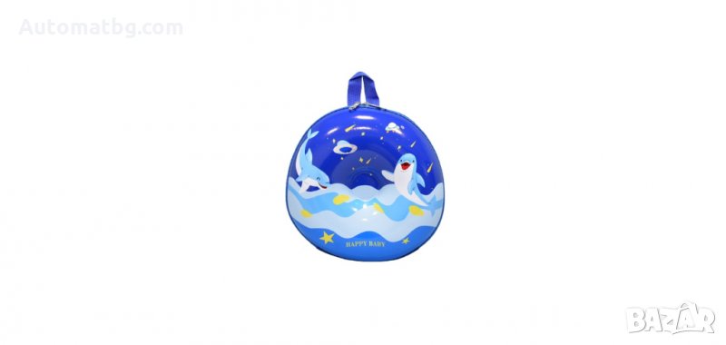 Детска раница 10025, Син с делфин, снимка 1