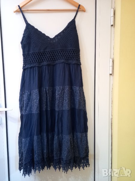 Рокля с дантела и паети 2ХЛ , снимка 1