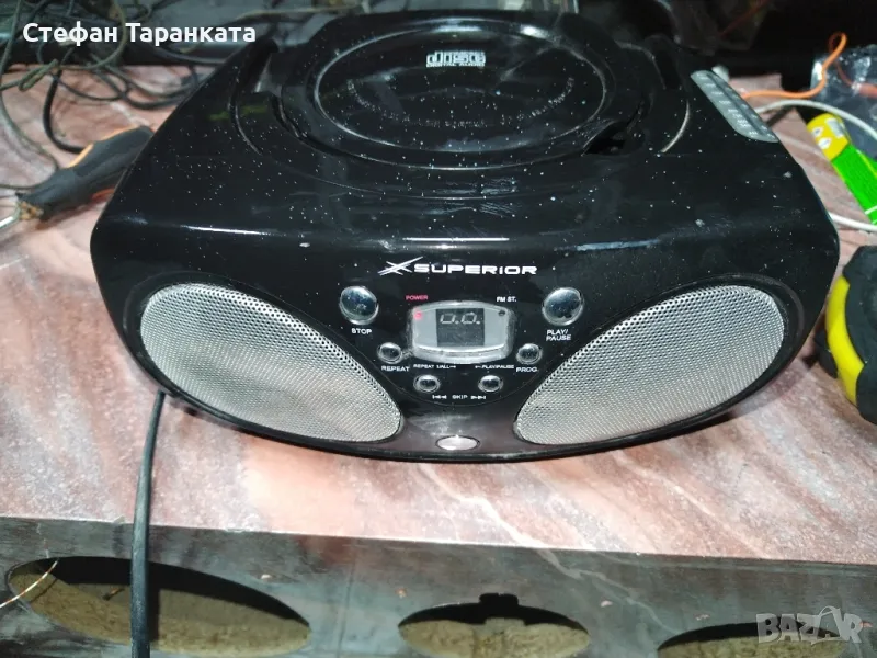 аудио уредба CD pleqr сас радио тунер , снимка 1