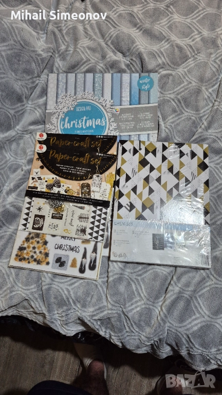  Комлект Творчески скрапбук комплект за картички и албуми Winter  wishes, снимка 1