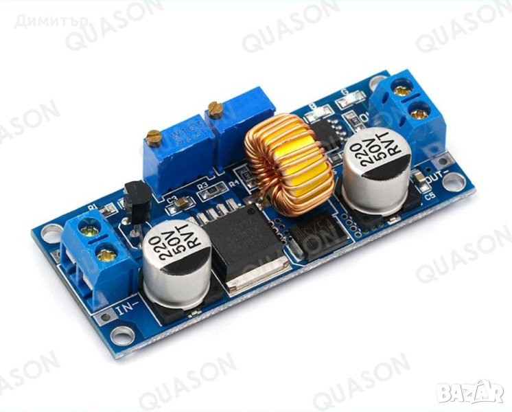 Понижаващ модул XL4015, 5A, CC CV - нов, снимка 1