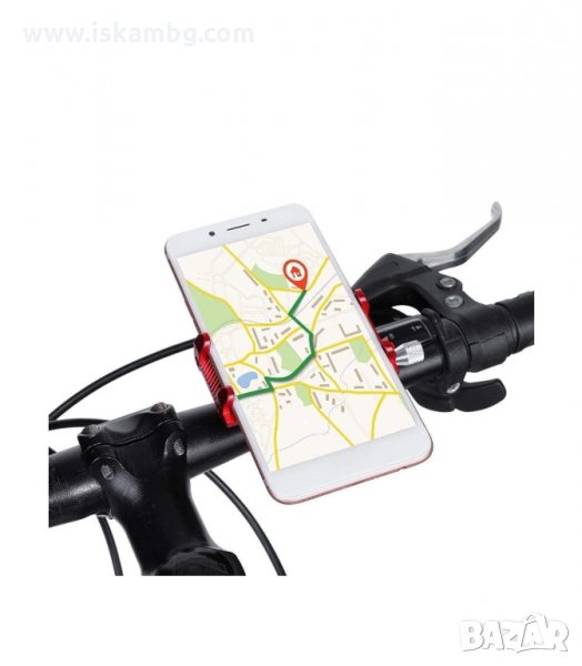 ВЕЛО СТОЙКА ЗА ТЕЛЕФОН НА ВЕЛОСИПЕД, АЛУМИНИЕВА - код 2655, снимка 1