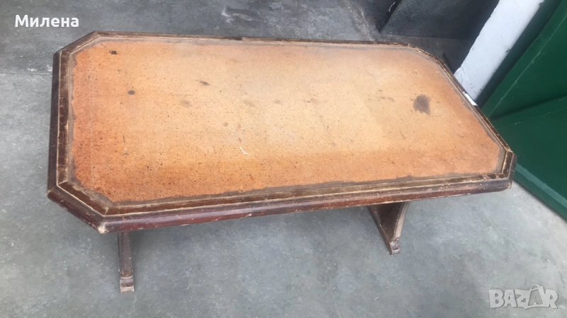 Дървена маса , снимка 1