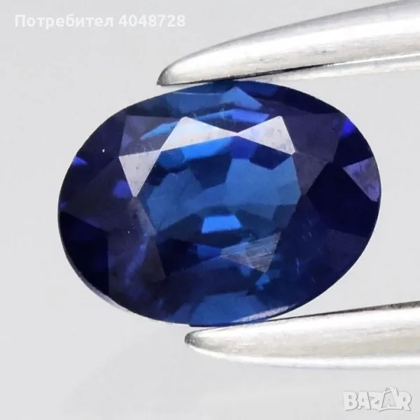 Естествен инвестиционен сапфир 0.22ct.- Нигерия, снимка 1