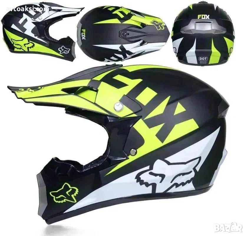 Каска Крос Мотор/Скутер/Бъги/Вело/АТВ FOX-7177, снимка 1