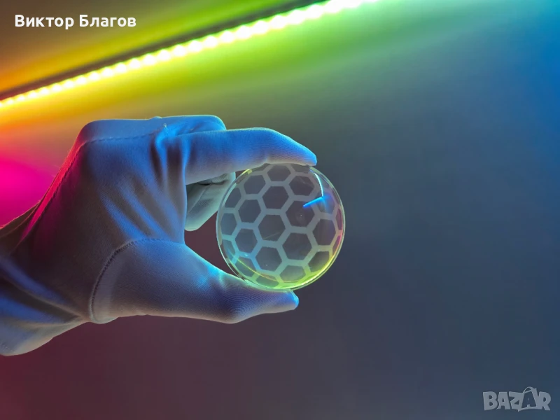 Стъклена лупа - гравирана , снимка 1