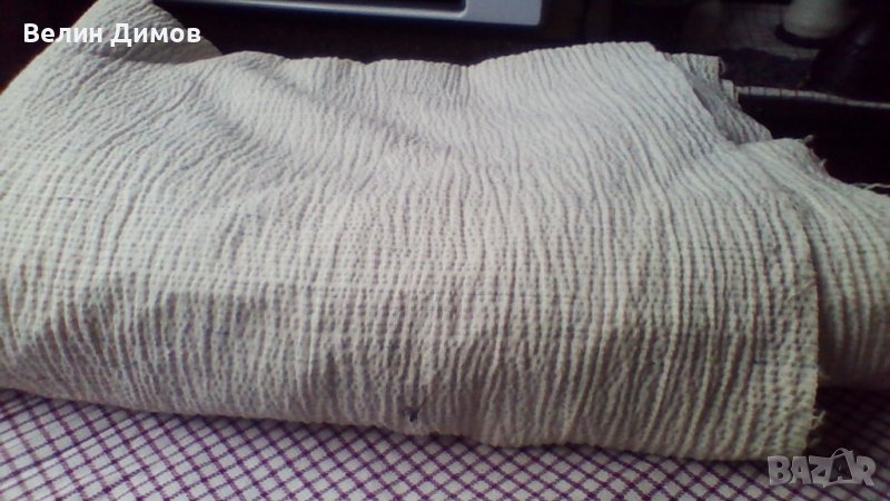 Вафлен памучен плат  ,100% памук , снимка 1