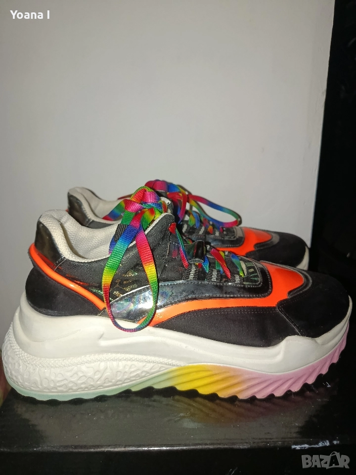 Дамски шарени маратонки , снимка 1