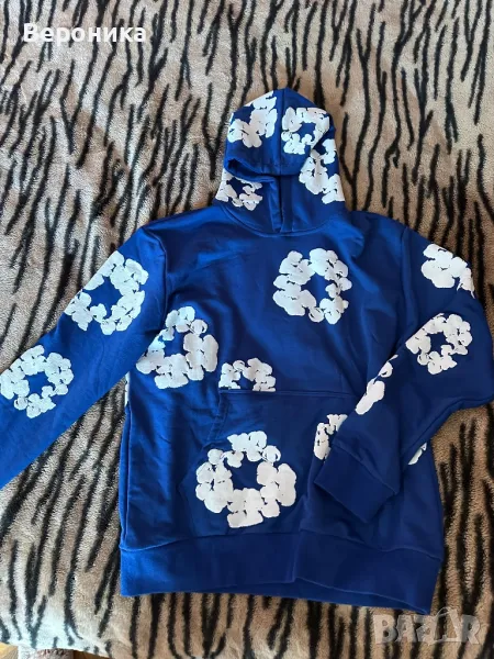 Denim tears тъмно син Л, снимка 1