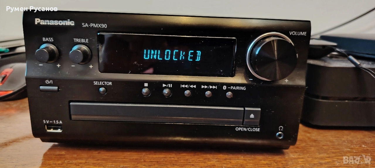Mini HI Res receiver Panasonic SA-PMX 90 , снимка 1