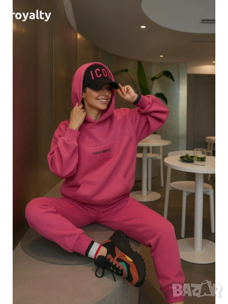 Дамски комплект Don’t care Pink, снимка 1