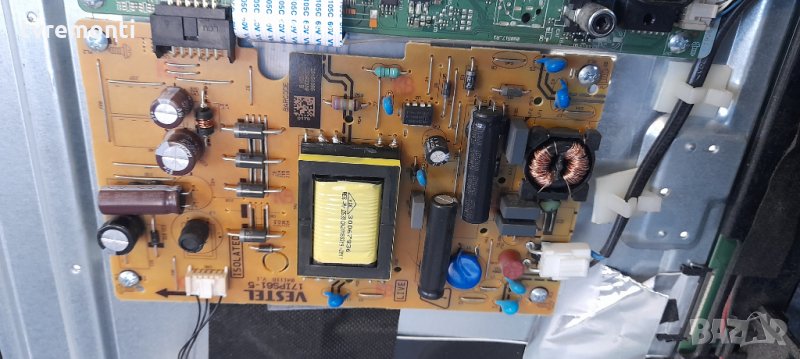 POWER BOARD 17IPS61-5,041116, V.1 28021747 23458333 TH1180406 HA for 24 inc DISPLAY 12 пинова букса , снимка 1