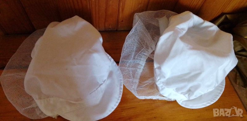 Памучна шапка с мрежа за готвач, снимка 1