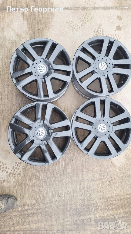 ОРИГИНАЛНИ АЛУМИНИЕВИ ДЖАНТИ ЗА ФОЛСВАГЕН -5Х112Х57-17 цола, снимка 1