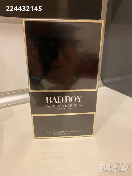 Carolina Herrera bad boy 100 EDT Barcod , снимка 1