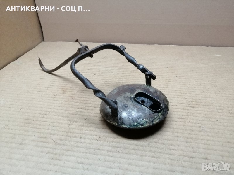 Стара Кована Миньорска Лампа. , снимка 1