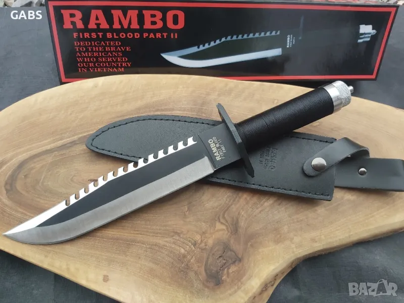 Ловен тактически нож RAMBO 2 First Blood, снимка 1