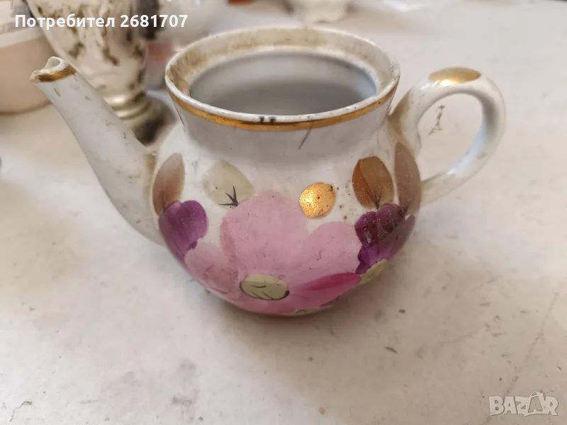 стара керамична кана , снимка 1