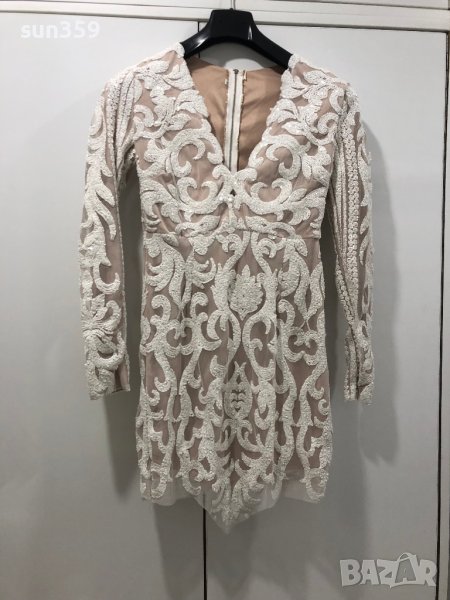 Луксозна рокля с пайети, снимка 1