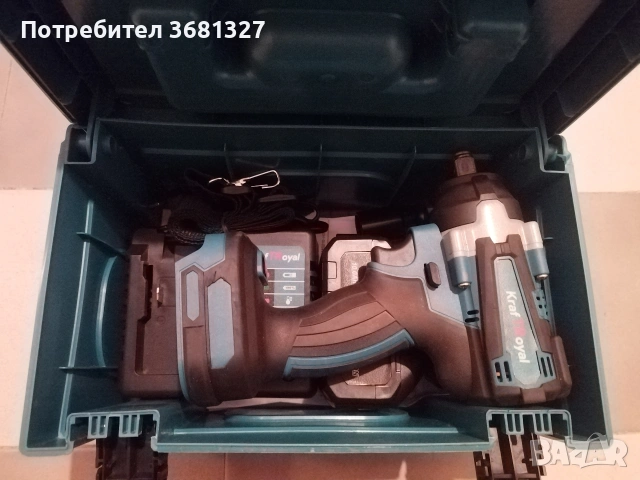 Гайковерт KraftRoyal, снимка 3 - Винтоверти - 53757507