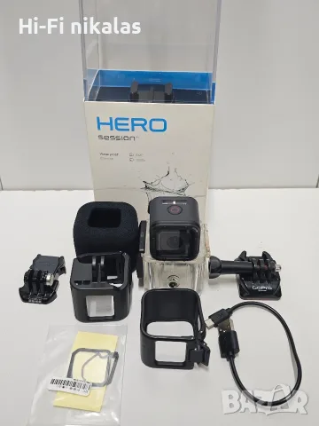Екшън спортна дигитална видео камера GoPro Hero4 Session + аксесоари