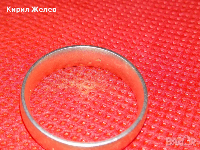 СТИЛЕН МАРКОВ СРЕБЪРЕН ПРЪСТЕН ХАЛКА СРЕБРО 925 ПРОБА МАЙСТОРСКА ВИНТИДЖ ИЗРАБОТКА 43785, снимка 12 - Пръстени - 44613187