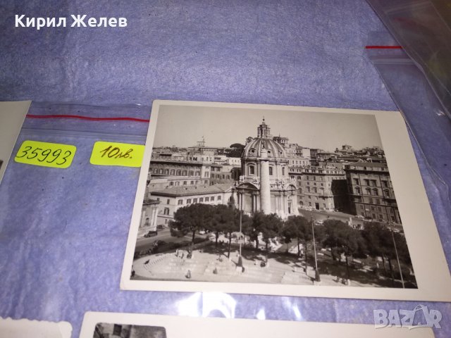ЛОТ 4 СТАРИ КРАСИВИ ЧЕРНО - БЕЛИ СНИМКИ ФОТОГРАФИИ от ИТАЛИЯ РИМ КОЛИЗЕУМА и Другаде 35993, снимка 4 - Колекции - 39433168