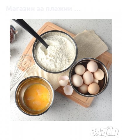 МЕТАЛНИ КУПИ ЗА РАЗБЪРКВАНЕ СЪС СИЛИКОНОВО ДЪНО - код  3155, снимка 9 - Съдове за готвене - 34127935