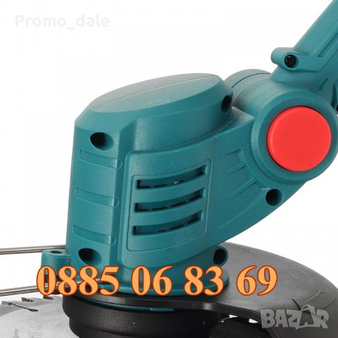 Акумулаторен тример за трева 36V 8Ah, косачка за трева с две батерии, електрически тример, снимка 7 - Градинска техника - 39526482