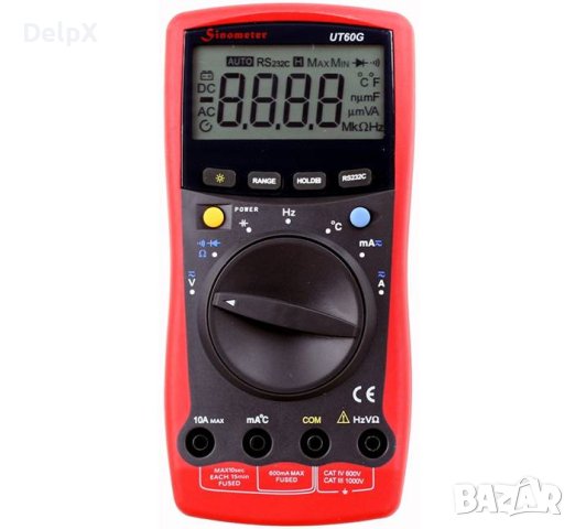 Мултицет с термосонда и зумер UT-60G VAC/VDC | AAC/ADC | OHM | F | °C | Hz, снимка 1