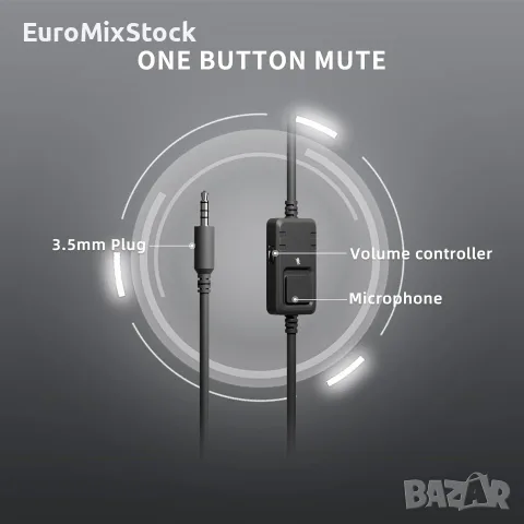 Стерео Геймърски Слушалки с Микрофон SOMIC G951S Black, 3.5mm жак, снимка 6 - Слушалки за компютър - 55903214