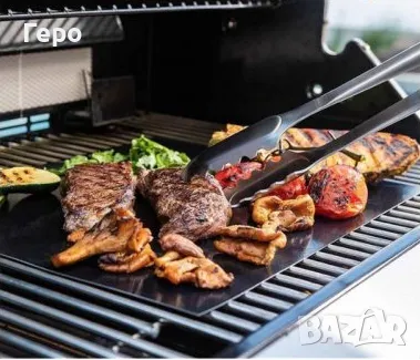 Тефлонова подложка за скара, барбекю, фурна  33/40 см