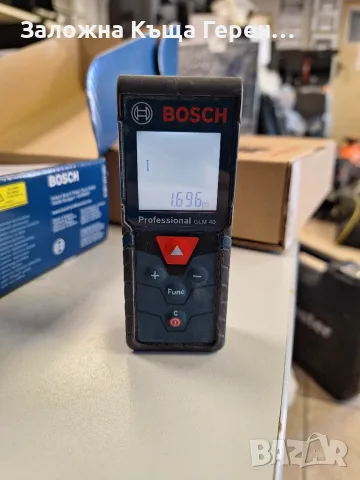 Лазерна Рулетка Bosch GLM40, снимка 3 - Друга електроника - 56412460