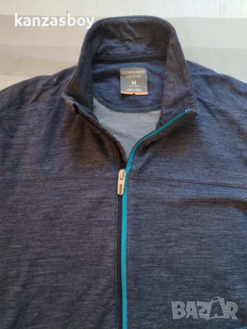 icebreaker Men's Descender Long Sleeve Zip Jacket - мъжко мерино горнище М