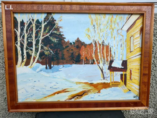 Картина масло върху платно "Март", Исак Левиатан 