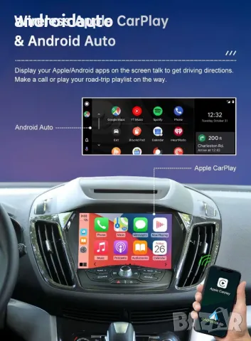 Ford SYNC 2 SYSTEM Безжичен Apple Carplay Android Auto MMI BOX, снимка 3 - Аксесоари и консумативи - 48806586