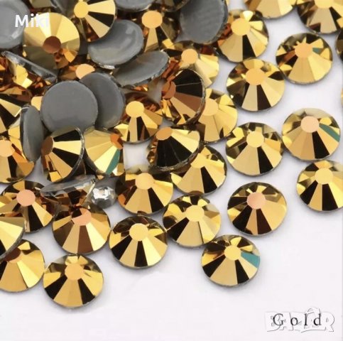 Високо качество цветни камъни / кристали / за декорация, топло лепене, снимка 10 - Други - 32656769