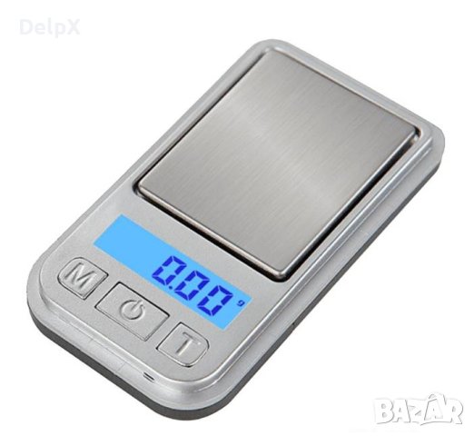 Кантар везна P138, мини бижутерски с подсветка, електронен, до 200g, снимка 1