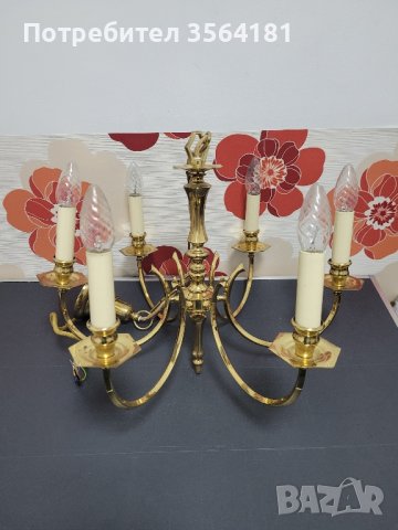 НАМАЛЕН бронзов полилей и аплик чисто нови , снимка 1