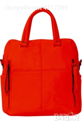 Дамска раница от еко материал с отделящи се презрамки, снимка 7 - Раници - 53641421