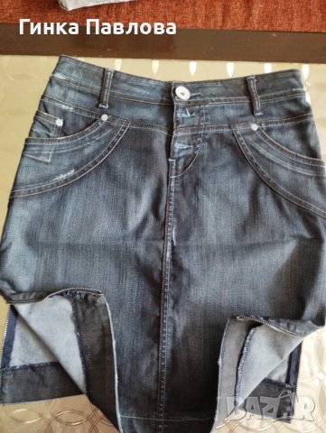 Дънкена пола- № 38 Onli, снимка 4 - Клинове - 38634336