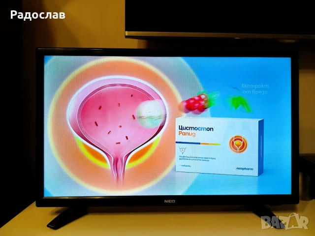 Телевизор NEO LED 24 инчов -24Т2, за кабелна телевизия и за компютър с дистанционно, снимка 9 - Телевизори - 50868272
